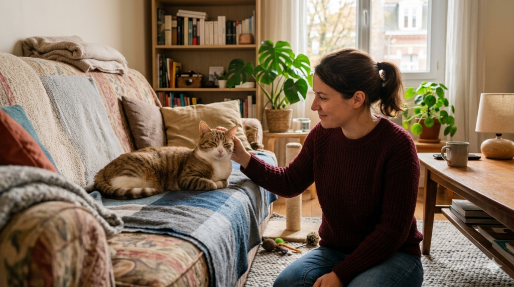 cat sitter au domicile du propriétaire