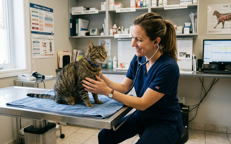 faire garder son chat par un vétérinaire